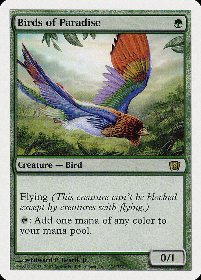 Aves do Paraíso / Birds of Paradise - Magic: The Gathering - MoxLand