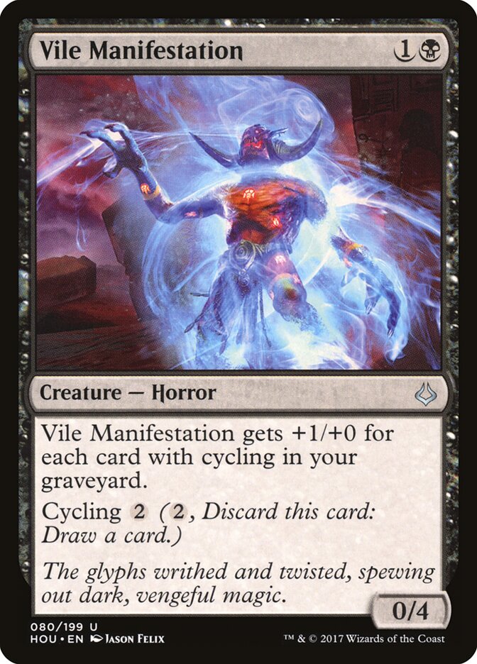 Manifestação Vil / Vile Manifestation - Magic: The Gathering - MoxLand