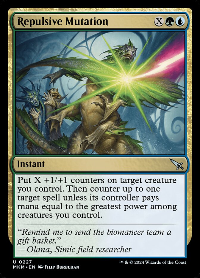 Mutação Repulsiva / Repulsive Mutation - Magic: The Gathering - MoxLand