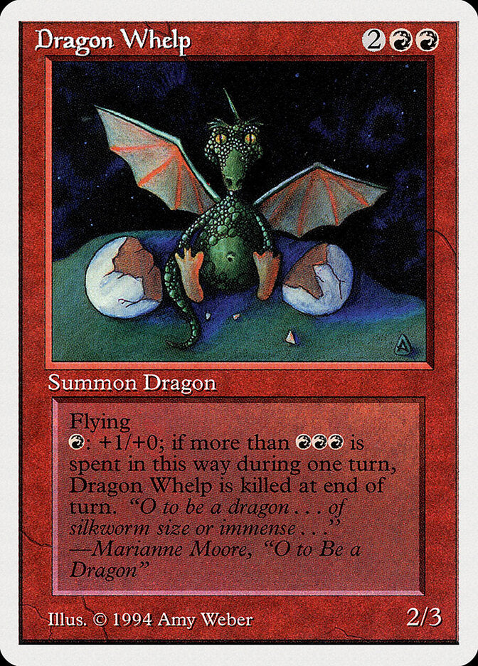 Filhote de Dragão / Dragon Whelp - Magic: The Gathering - MoxLand