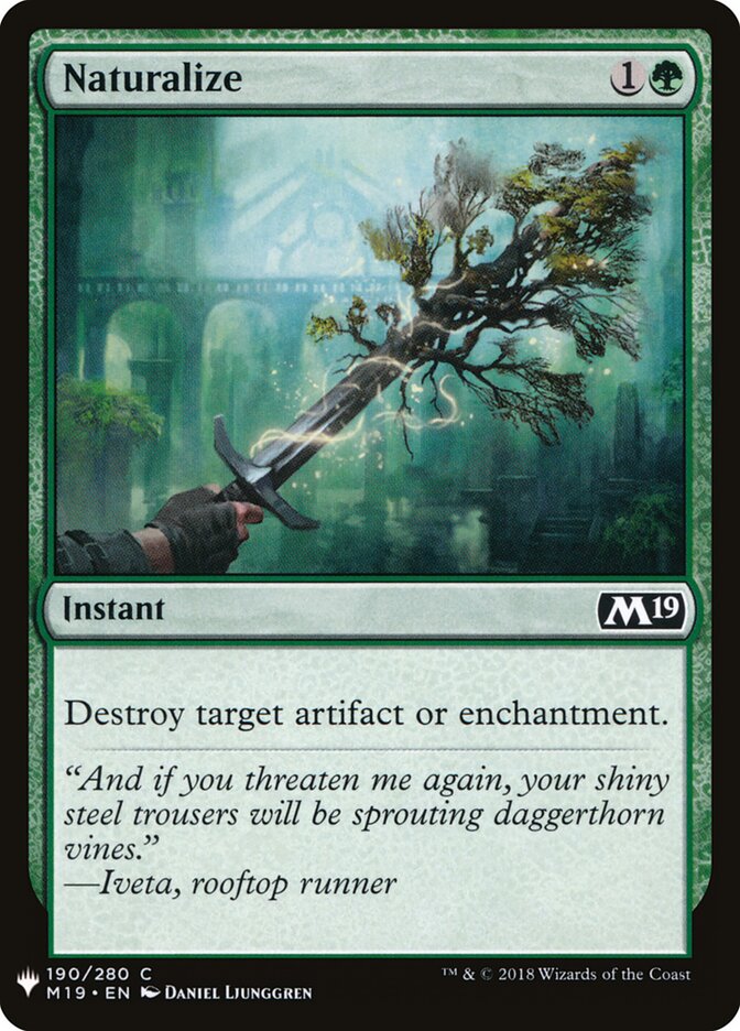 Naturalizar / Naturalize - Magic: The Gathering - MoxLand