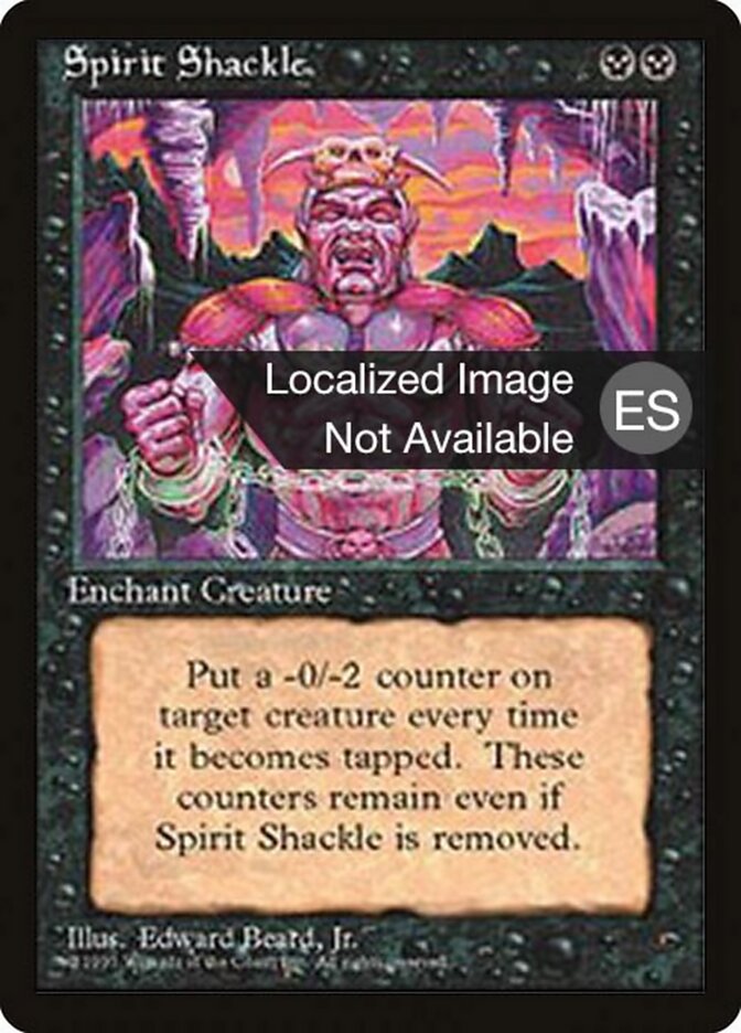 Grilhões do Espírito / Spirit Shackle - Magic: The Gathering - MoxLand