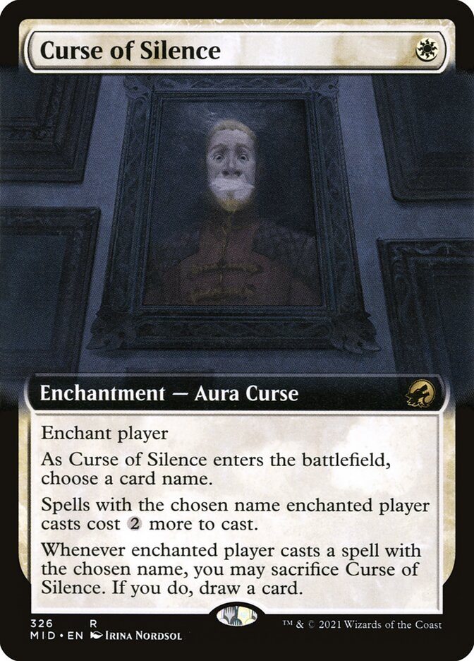 Maldição do Silêncio / Curse of Silence - Magic: The Gathering - MoxLand