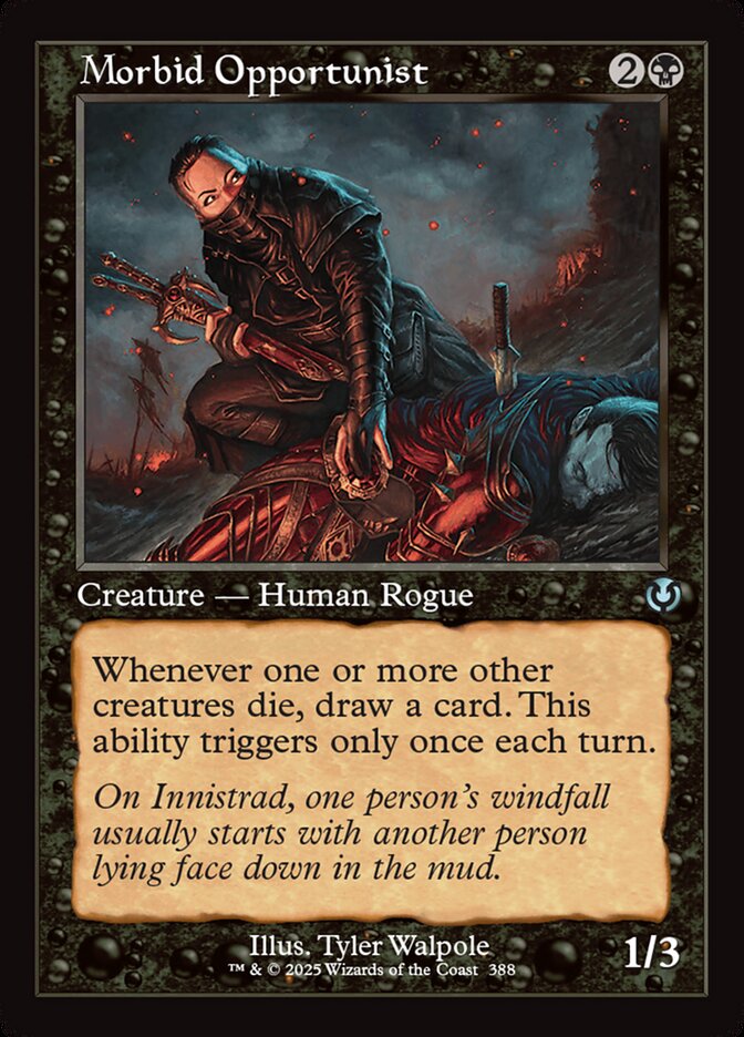 Oportunista Mórbida / Morbid Opportunist - Magic: The Gathering - MoxLand