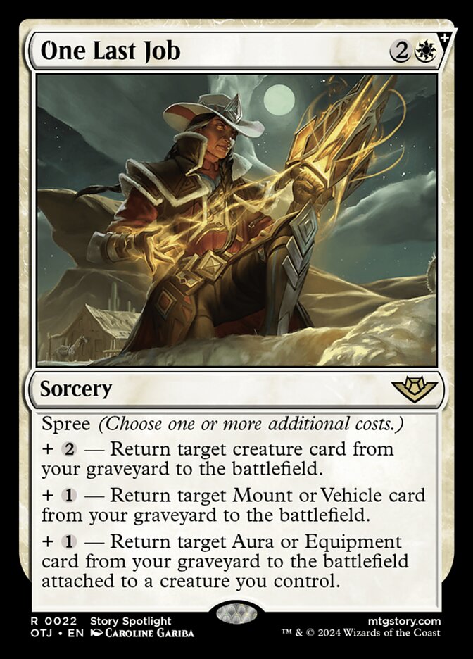 Um Último Trabalho / One Last Job - Magic: The Gathering - MoxLand