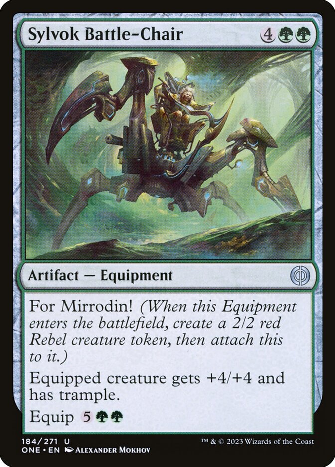Cadeira de Batalha Silvoque / Sylvok Battle-Chair - Magic: The Gathering - MoxLand