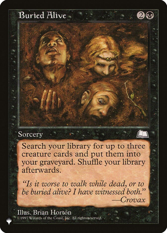 Enterrado Vivo / Buried Alive - Magic: The Gathering - MoxLand