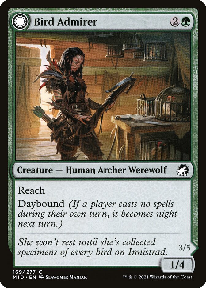 Admiradora de Pássaros / Bird Admirer - Magic: The Gathering - MoxLand