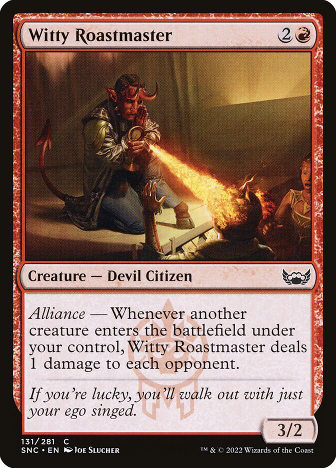 Orador Incendiário / Witty Roastmaster - Magic: The Gathering - MoxLand