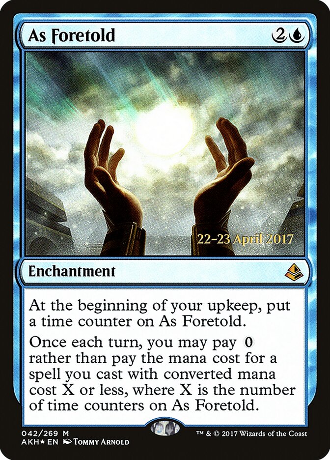 Como Predito / As Foretold - Magic: The Gathering - MoxLand