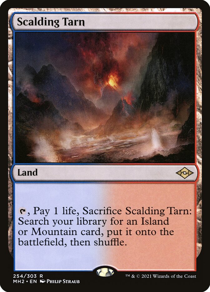 Lago Alpino Fervente / Scalding Tarn - Magic: The Gathering - MoxLand