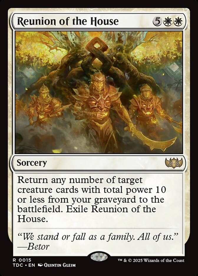 Reunion of the House - Magic: The Gathering - MoxLand
