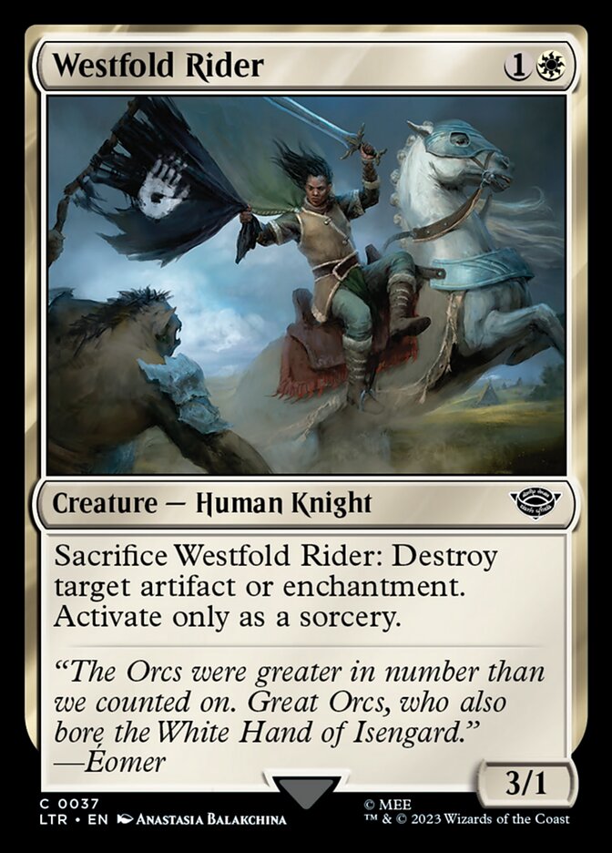 Ginete do Folde Ocidental / Westfold Rider - Magic: The Gathering - MoxLand