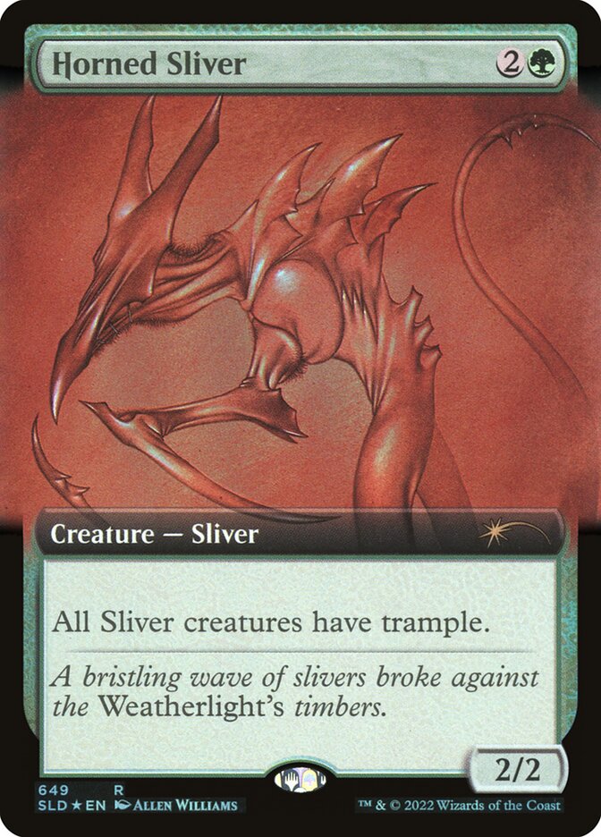 Fractius com Chifres / Horned Sliver - Magic: The Gathering - MoxLand