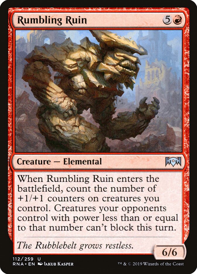 Ruína Ribombante / Rumbling Ruin - Magic: The Gathering - MoxLand