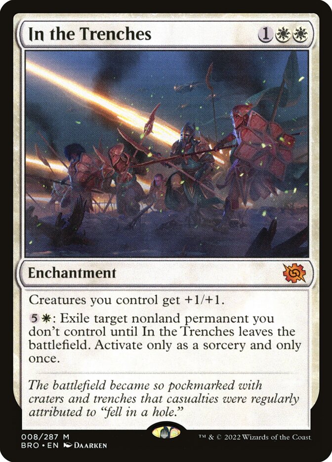 Nas Trincheiras / In the Trenches - Magic: The Gathering - MoxLand