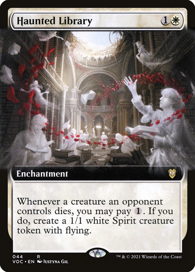 Biblioteca Assombrada / Haunted Library - Magic: The Gathering - MoxLand