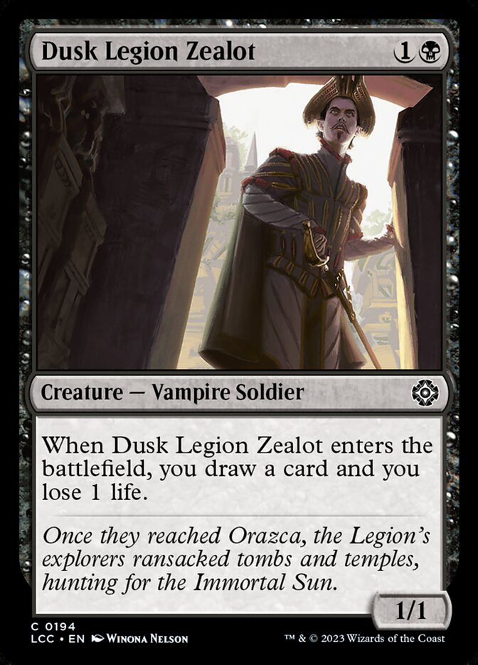 Zelote da Legião do Crepúsculo / Dusk Legion Zealot - Magic: The Gathering - MoxLand