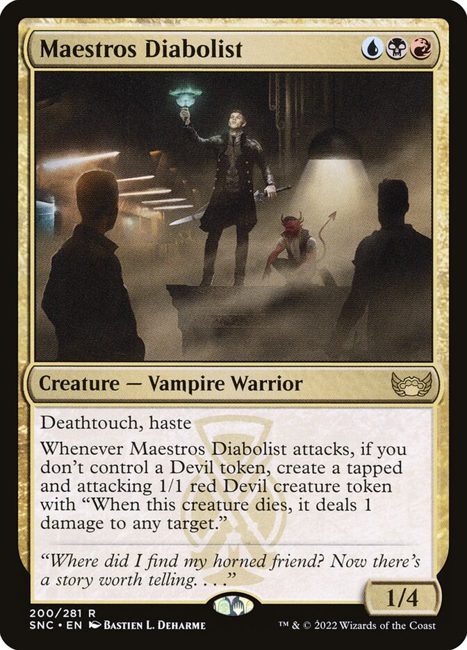 Diabolista dos Maestros / Maestros Diabolist - Magic: The Gathering - MoxLand