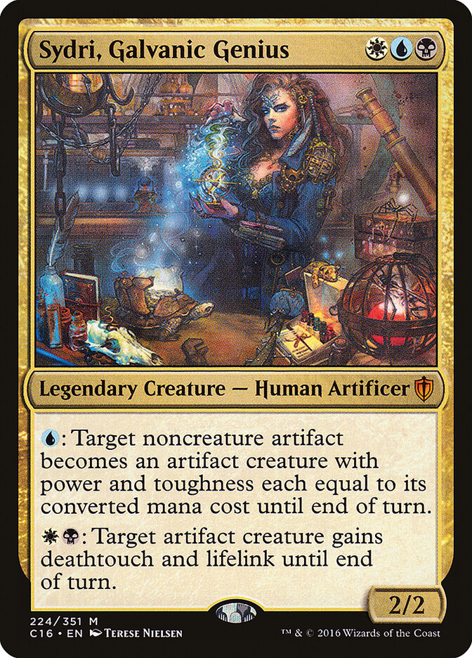Sydri, Gênio Galvânico / Sydri, Galvanic Genius - Magic: The Gathering - MoxLand