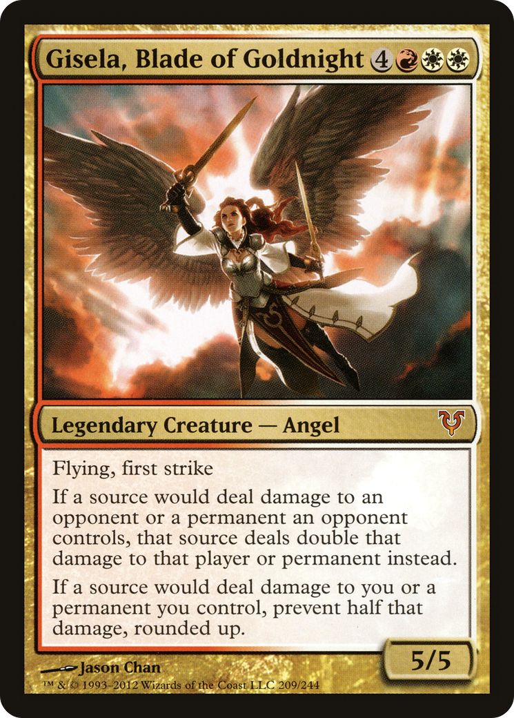 Gisela, Espadachim dos Noite Dourada / Gisela, Blade of Goldnight - Magic: The Gathering - MoxLand