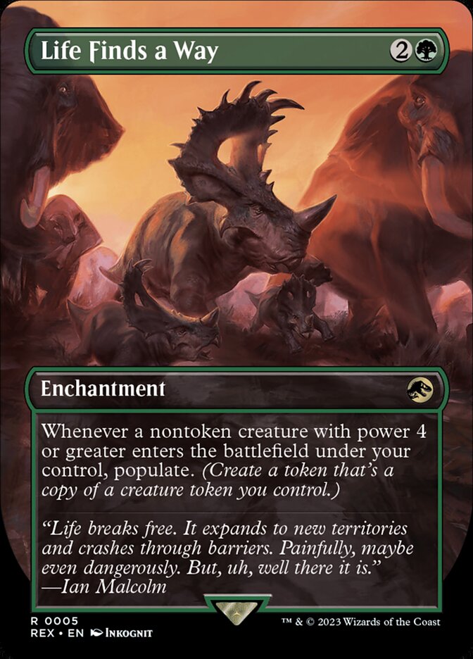 A Vida Acha Um Jeito / Life Finds a Way - Magic: The Gathering - MoxLand