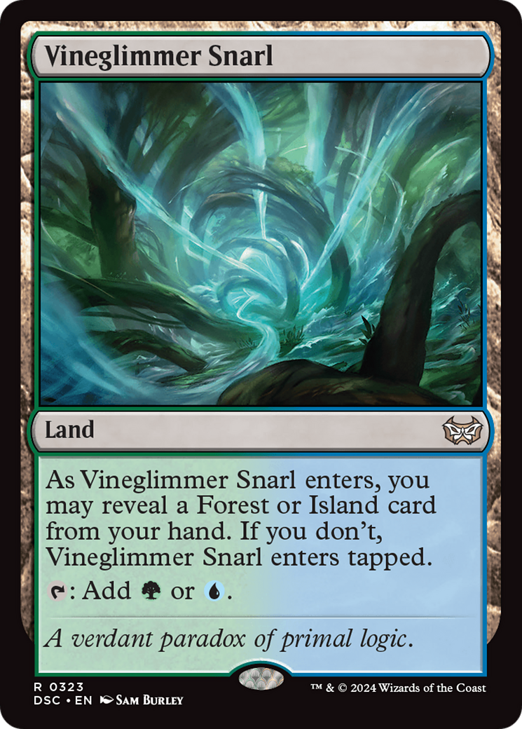 Liame da Luminovinha / Vineglimmer Snarl - Magic: The Gathering - MoxLand