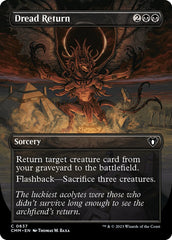 Retorno Aterrorizante / Dread Return - Magic: The Gathering - MoxLand