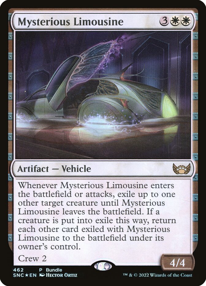 Limusine Misteriosa / Mysterious Limousine - Magic: The Gathering - MoxLand