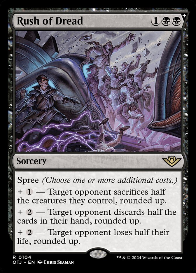 Ímpeto de Pavor / Rush of Dread - Magic: The Gathering - MoxLand