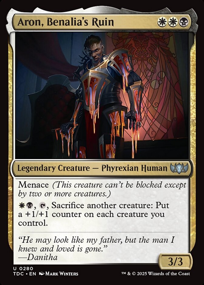 Aron, Ruína de Benália / Aron, Benalia's Ruin - Magic: The Gathering - MoxLand