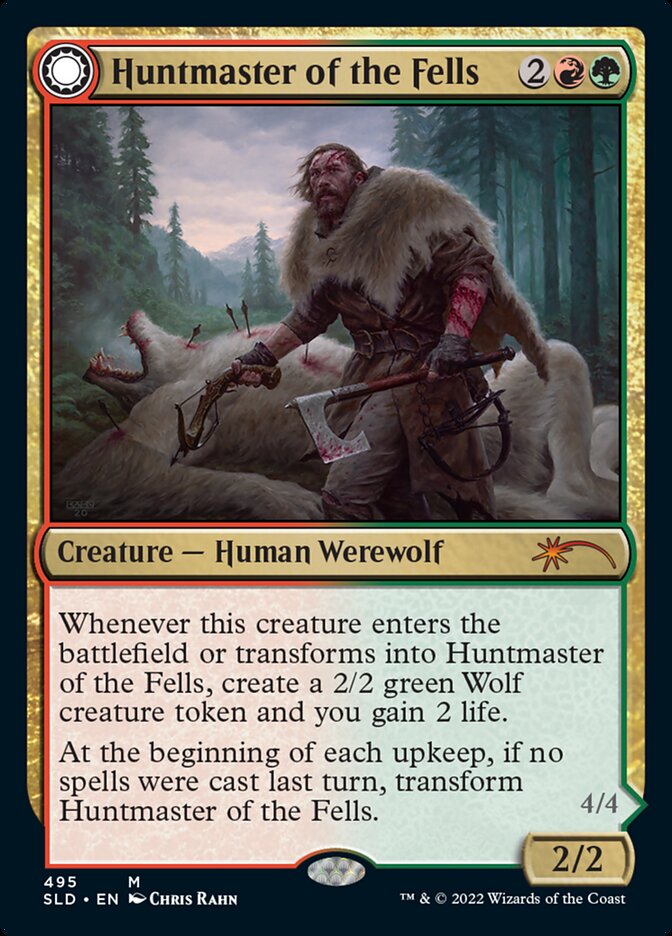 Mestre de Caça da Derrubada / Huntmaster of the Fells - Magic: The Gathering - MoxLand