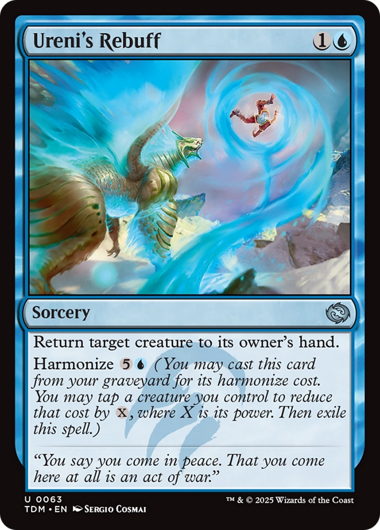 Repúdio de Ureni / Ureni's Rebuff - Magic: The Gathering - MoxLand