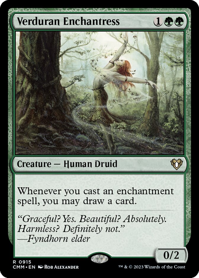 Bruxa de Verduran / Verduran Enchantress - Magic: The Gathering - MoxLand