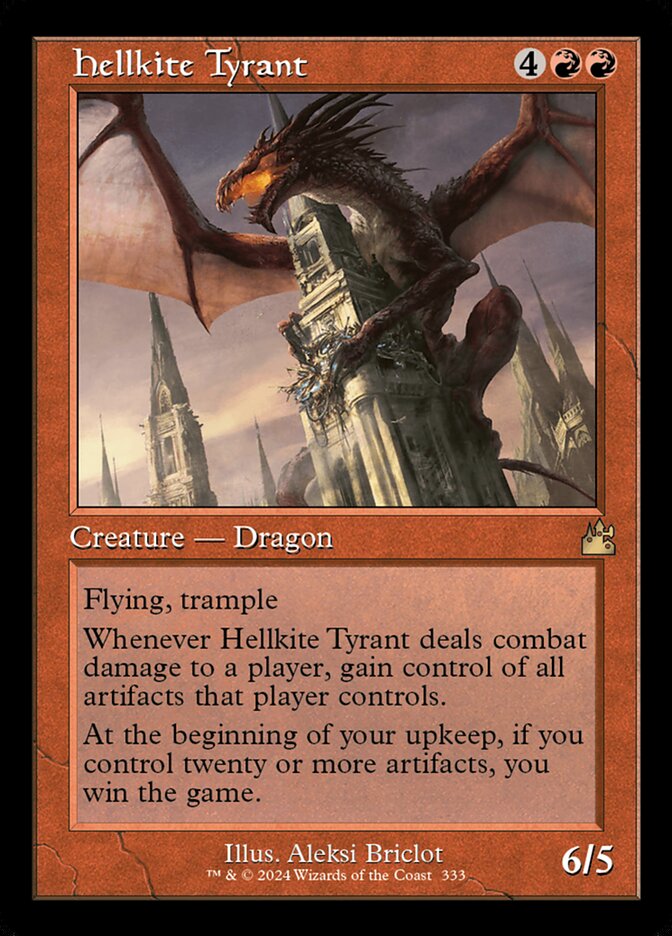 Tirano Dragão Avérneo / Hellkite Tyrant - Magic: The Gathering - MoxLand