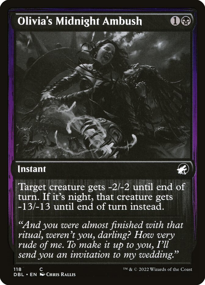 Emboscada à Meia-noite de Olívia / Olivia's Midnight Ambush - Magic: The Gathering - MoxLand
