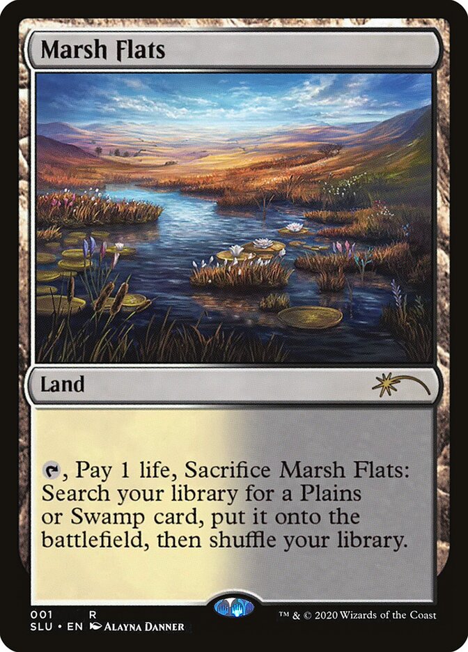 Planície Pantanosa / Marsh Flats - Magic: The Gathering - MoxLand