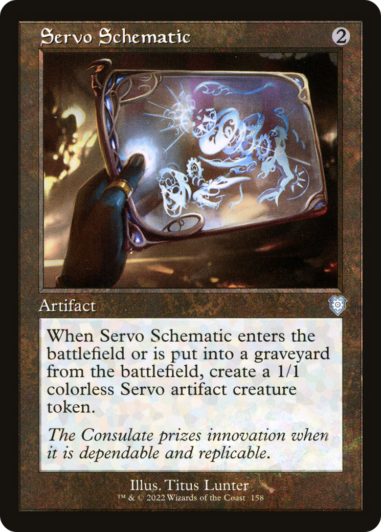 Diagrama de Servus / Servo Schematic - Magic: The Gathering - MoxLand