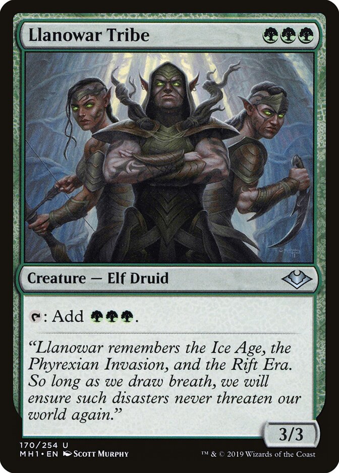 Tribo de Llanowar / Llanowar Tribe - Magic: The Gathering - MoxLand