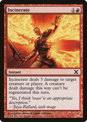 Incinerar / Incinerate - Magic: The Gathering - MoxLand