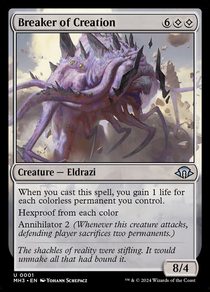 Desformador da Criação / Breaker of Creation - Magic: The Gathering - MoxLand