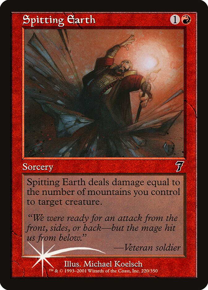Golfada de Terra / Spitting Earth - Magic: The Gathering - MoxLand