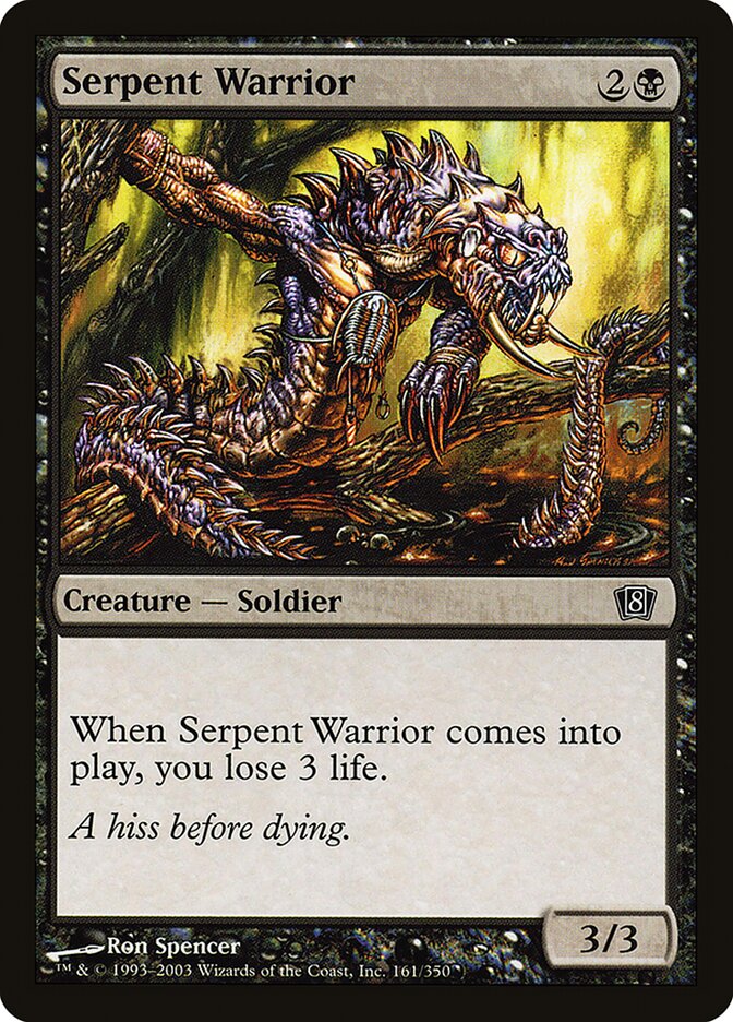 Guerreiro Serpente / Serpent Warrior - Magic: The Gathering - MoxLand