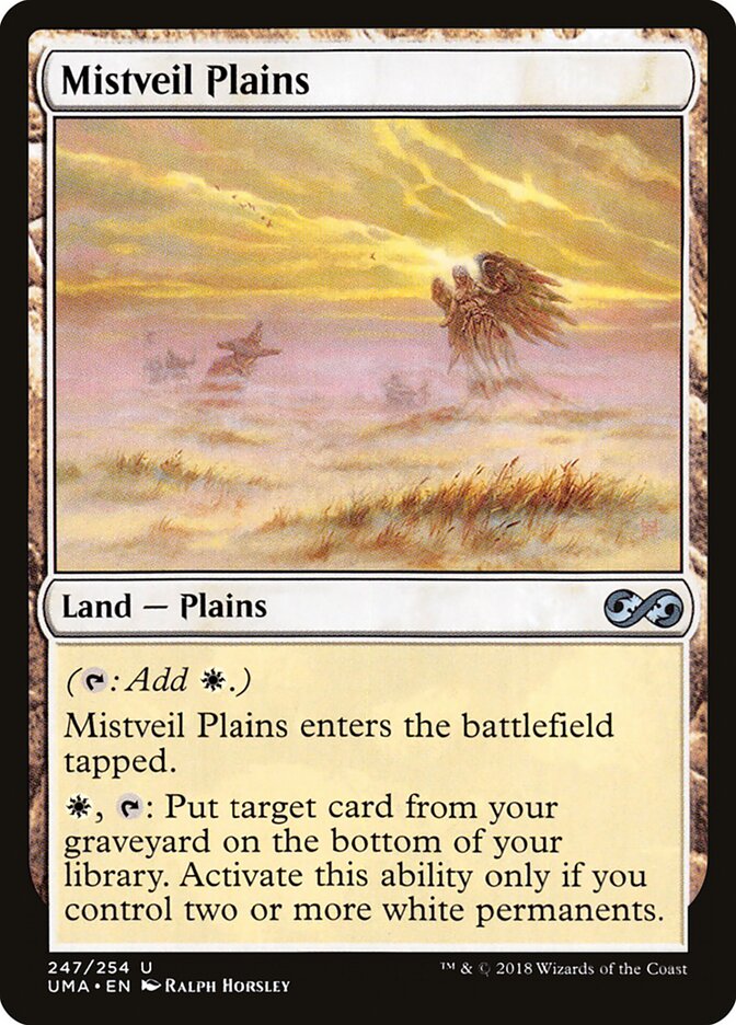 Planície do Véu Nebuloso / Mistveil Plains - Magic: The Gathering - MoxLand