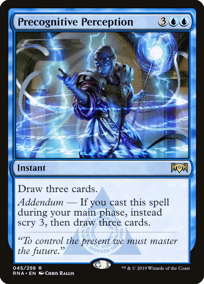 Percepção Precognitiva / Precognitive Perception - Magic: The Gathering - MoxLand