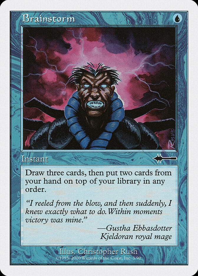 Tempestade Cerebral / Brainstorm - Magic: The Gathering - MoxLand