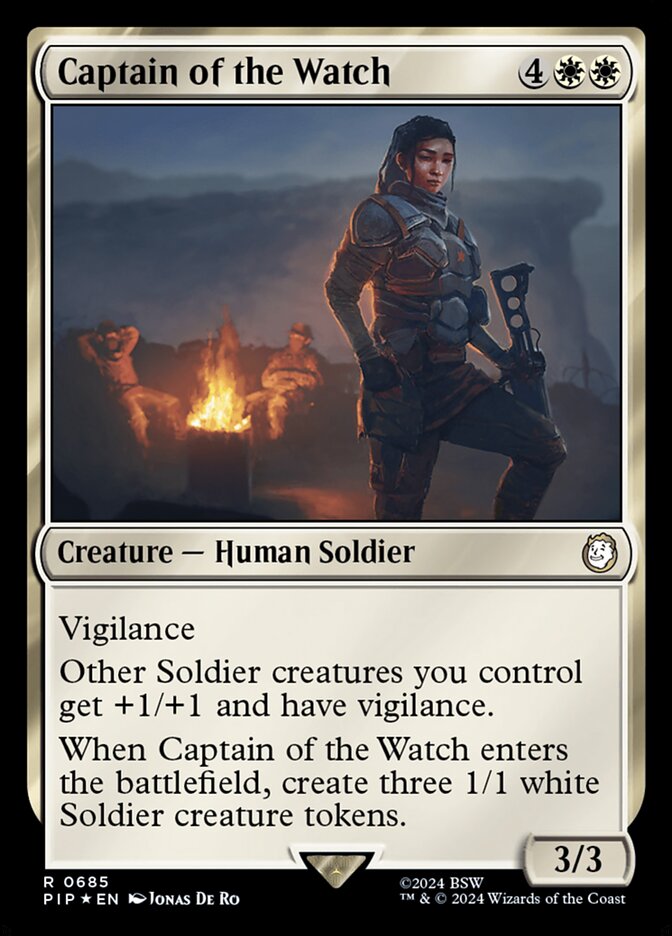 Capitão da Vigilância / Captain of the Watch - Magic: The Gathering - MoxLand