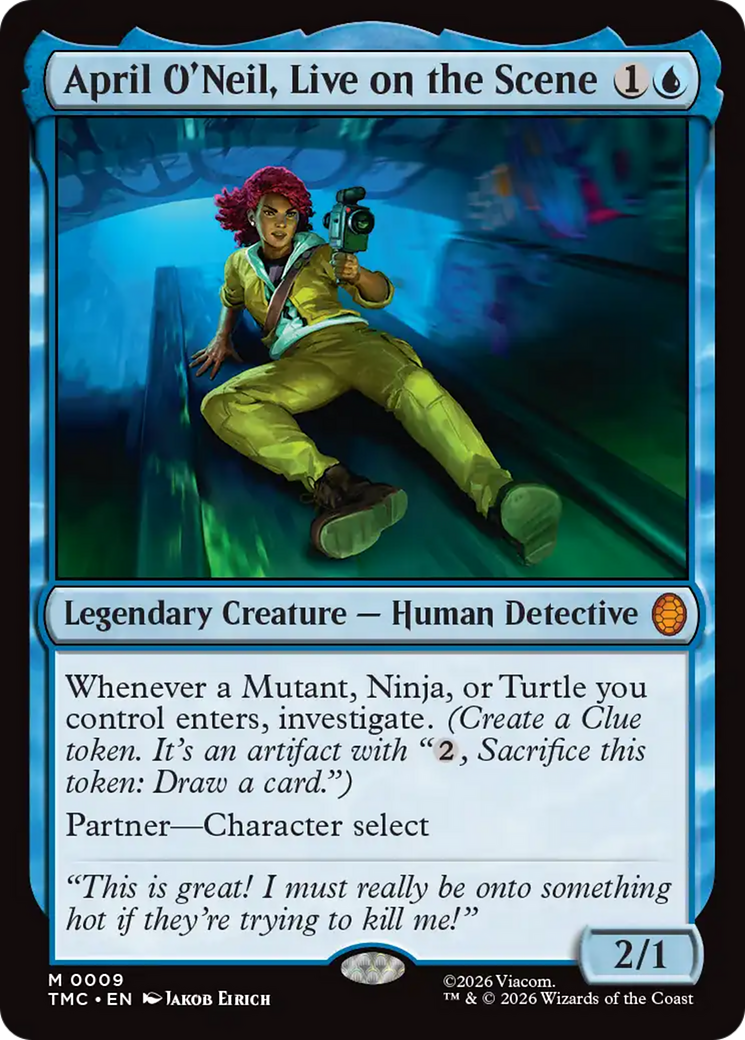 April O'Neil, Live on the Scene - Magic: The Gathering - MoxLand