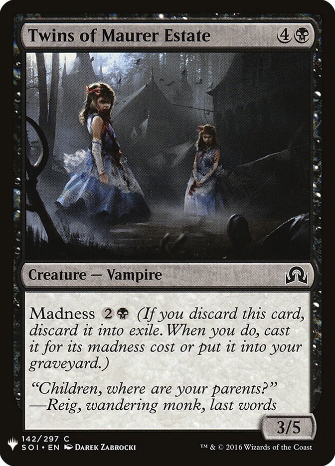 Gêmeas da Quinta dos Maurer / Twins of Maurer Estate - Magic: The Gathering - MoxLand
