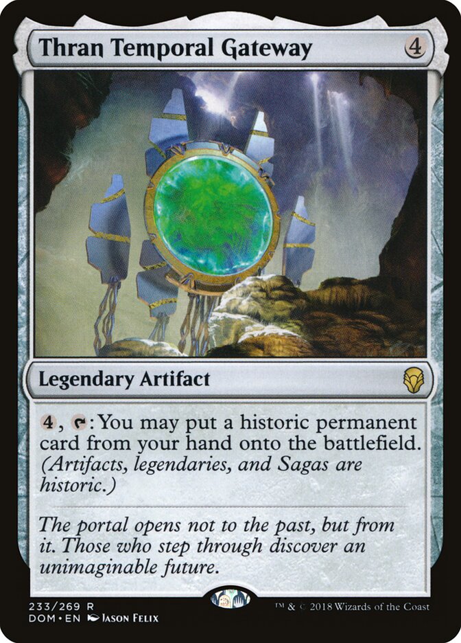 Portal Temporal dos Thran / Thran Temporal Gateway - Magic: The Gathering - MoxLand